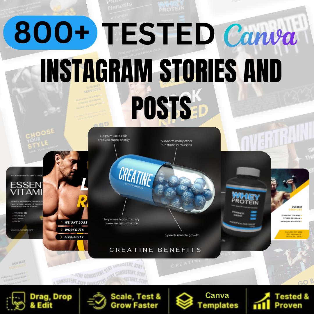 Elite Fitness Social Media Template Collection